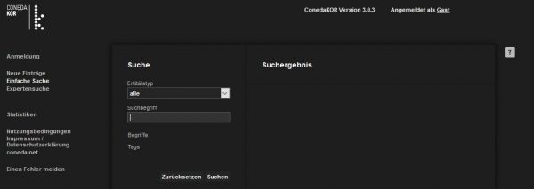 ConedaKOR Screenshot user interface