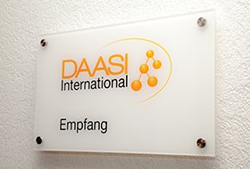 Photo: Door sign of DAASI International